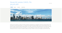 Desktop Screenshot of lansterdental.com